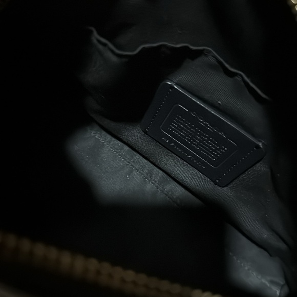 Coach Brown and Black Dome Crossbody Bag with Gold Hardware - Picture 8 of 9